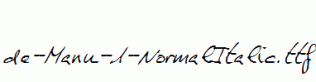 de-Manu-1-NormalItalic.ttf