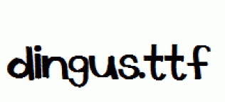 dingus.ttf