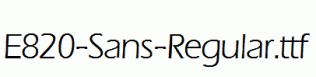 E820-Sans-Regular.ttf