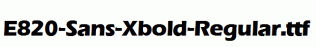 E820-Sans-Xbold-Regular.ttf