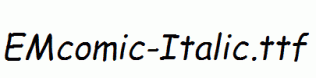 EMcomic-Italic.ttf