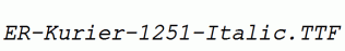 ER-Kurier-1251-Italic.ttf