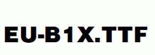 EU-B1X.ttf