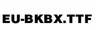 EU-BKBX.ttf