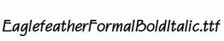 EaglefeatherFormalBoldItalic.ttf