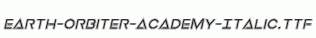 Earth-Orbiter-Academy-Italic.ttf