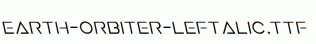 Earth-Orbiter-Leftalic.ttf