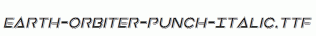 Earth-Orbiter-Punch-Italic.ttf