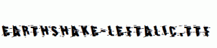 Earthshake-Leftalic.ttf