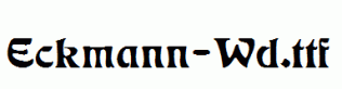 Eckmann-Wd.ttf