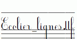 Ecolier_lignes.ttf