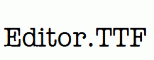 Editor.ttf