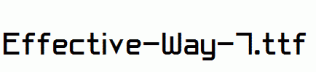 Effective-Way-7.ttf