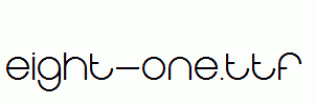 Eight-One.ttf