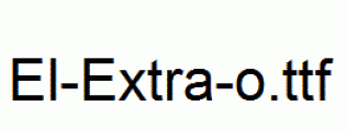El-Extra-o.ttf