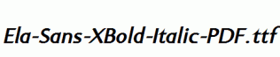 Ela-Sans-XBold-Italic-PDF.ttf