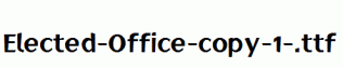 Elected-Office-copy-1-.ttf