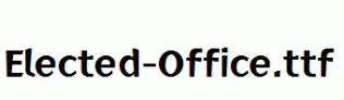 Elected-Office.ttf