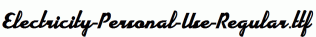 Electricity-Personal-Use-Regular.ttf