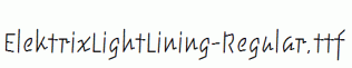 ElektrixLightLining-Regular.ttf