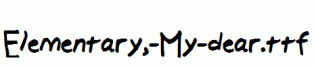 Elementary,-My-dear.ttf