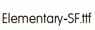 Elementary-SF.ttf