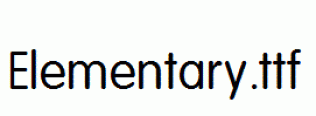 Elementary.ttf