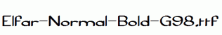 Elfar-Normal-Bold-G98.ttf