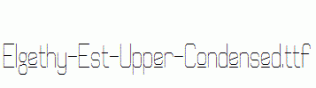 Elgethy-Est-Upper-Condensed.ttf