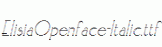 ElisiaOpenface-Italic.ttf
