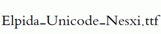 Elpida-Unicode-Nesxi.ttf