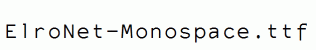 ElroNet-Monospace.ttf