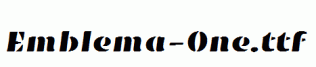 Emblema-One.ttf