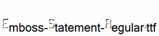 Emboss-Statement-Regular.ttf