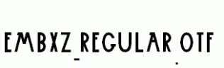 Embxz-Regular.otf