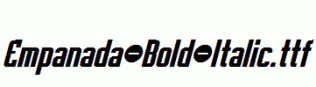Empanada-Bold-Italic.otf