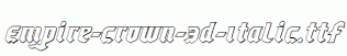 Empire-Crown-3D-Italic.ttf