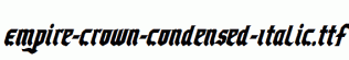 Empire-Crown-Condensed-Italic.ttf
