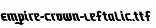 Empire-Crown-Leftalic.ttf