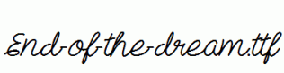 End-of-the-dream.ttf