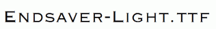 Endsaver-Light.ttf