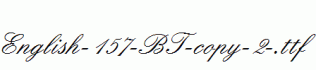 English-157-BT-copy-2-.ttf