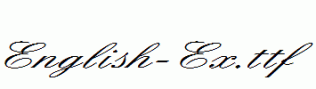 English-Ex.ttf