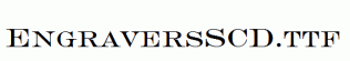 EngraversSCD.ttf
