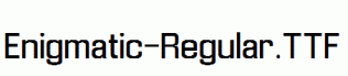 Enigmatic-Regular.ttf