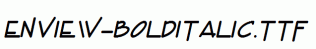 Enview-BoldItalic.ttf