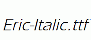 Eric-Italic.ttf