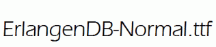 ErlangenDB-Normal.ttf