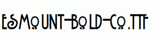 Esmount-Bold-Co.ttf
