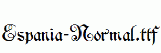 Espania-Normal.ttf